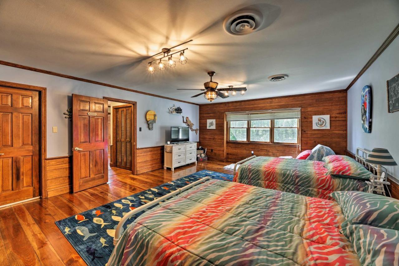 Bayfront Blounts Creek Home Private Beach And Dock! Whichard Beach Eksteriør bilde