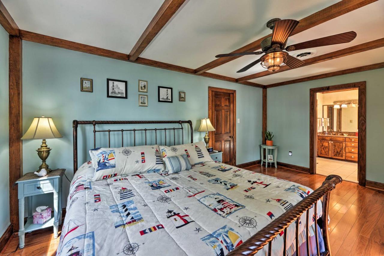 Bayfront Blounts Creek Home Private Beach And Dock! Whichard Beach Eksteriør bilde