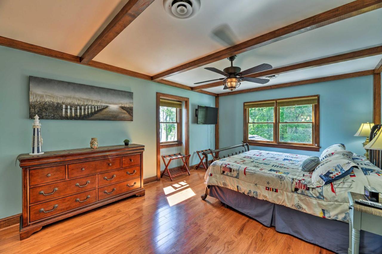 Bayfront Blounts Creek Home Private Beach And Dock! Whichard Beach Eksteriør bilde