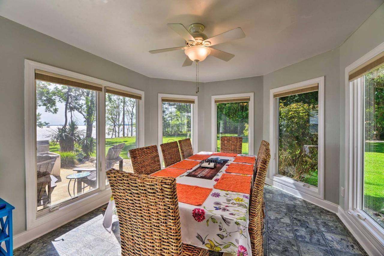 Bayfront Blounts Creek Home Private Beach And Dock! Whichard Beach Eksteriør bilde