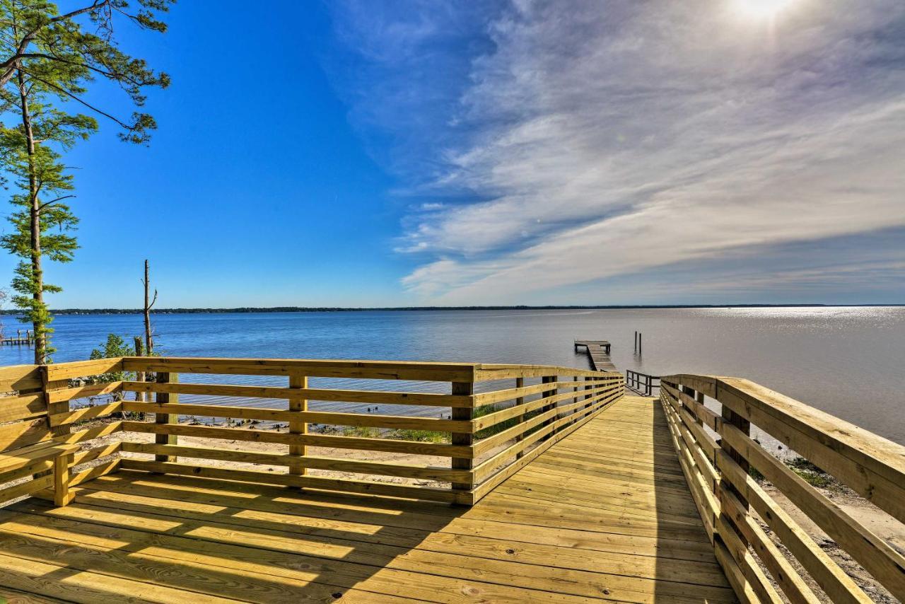 Bayfront Blounts Creek Home Private Beach And Dock! Whichard Beach Eksteriør bilde