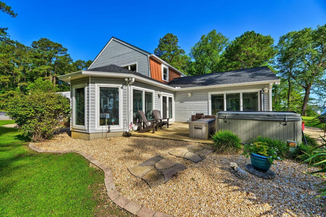 Bayfront Blounts Creek Home Private Beach And Dock! Whichard Beach Eksteriør bilde
